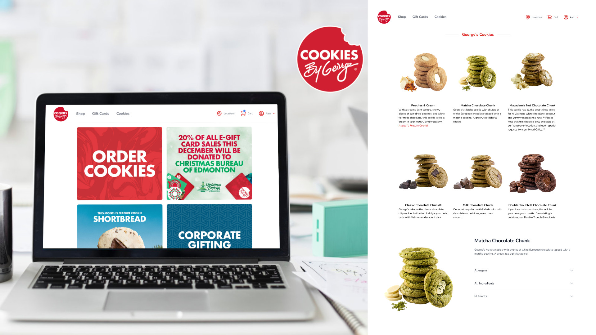 Cookies By George hero preview